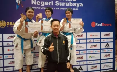 Atlet FORKI Kota Malang Raih Medali di Kejuaraan Internasional Karate Championship Piala Rektor UNESA