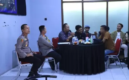 Ngopi Bareng Media, Kapolres Bojonegoro: Media Punya Peran Strategis