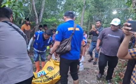 Tidak Bisa Berenang, Mayat Laki-laki Tersangkut Di Bibir Sungai