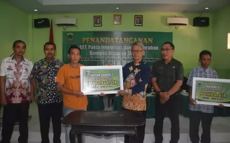 Poktan di Bondowoso Terima Bantuan Alsintan dari DBHCHT
