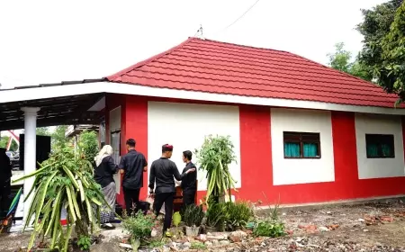 PMI Banyuwangi Bangun Rumah Warga Pakai Metode Tahan Gempa