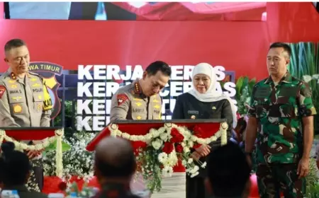 Kapolri Resmikan 7 Gedung dan Fasilitas Baru Polda Jatim