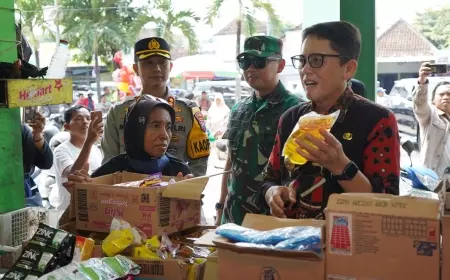 Forkopimda Bojonegoro Sidak Cek Harga Bahan Pokok