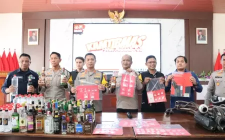 Kapolres Mojokerto Kota :  Angka Kriminalitas di Tahun 2023 Menurun