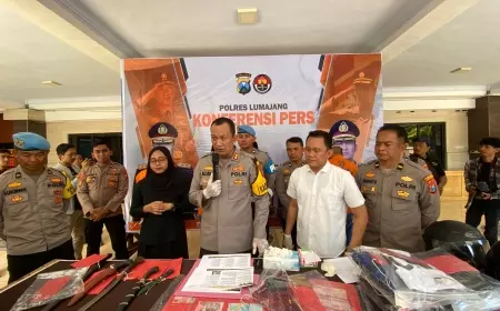 Polres lumajang Ciduk Komplotan Curanmor 33 TKP