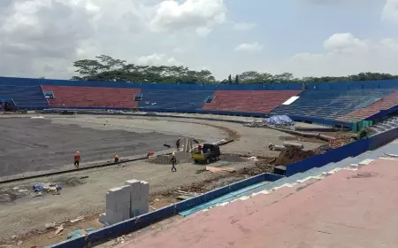 Progres Renovasi Stadion Kanjuruhan Capai 20 Persen