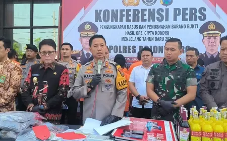 Selama 2023, Penyelesaian Kasus Kriminal di Polres Bojonegoro Lampaui 100 Persen