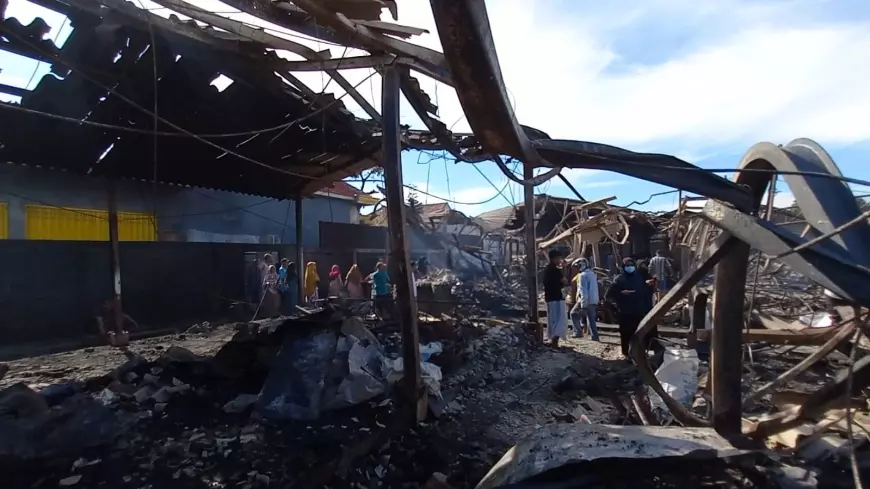 Pemkab Probolinggo Bakal Relokasi Sementara Pedagang Terdampak Kebakaran
