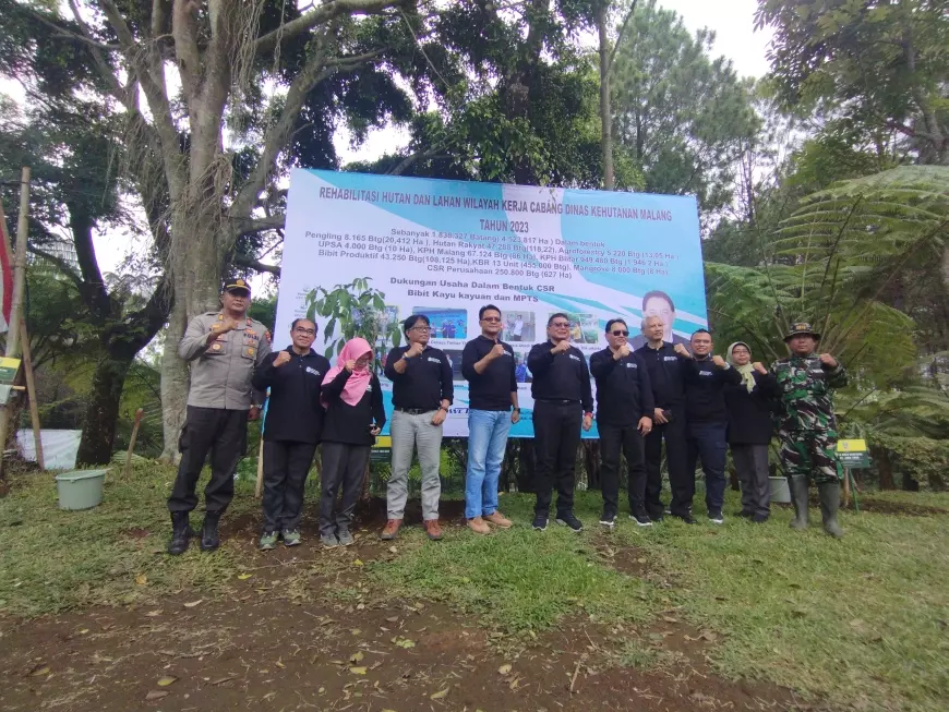 Hadiri Peringatan Hari Menanam Pohon Indonesia, Ini Pesan Wakil Bupati Malang