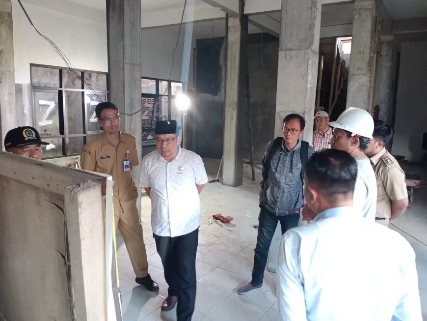 Proyek Rehab Kantor Kelurahan Bumiayu jadi Sorotan Komisi C DPRD Kota Malang