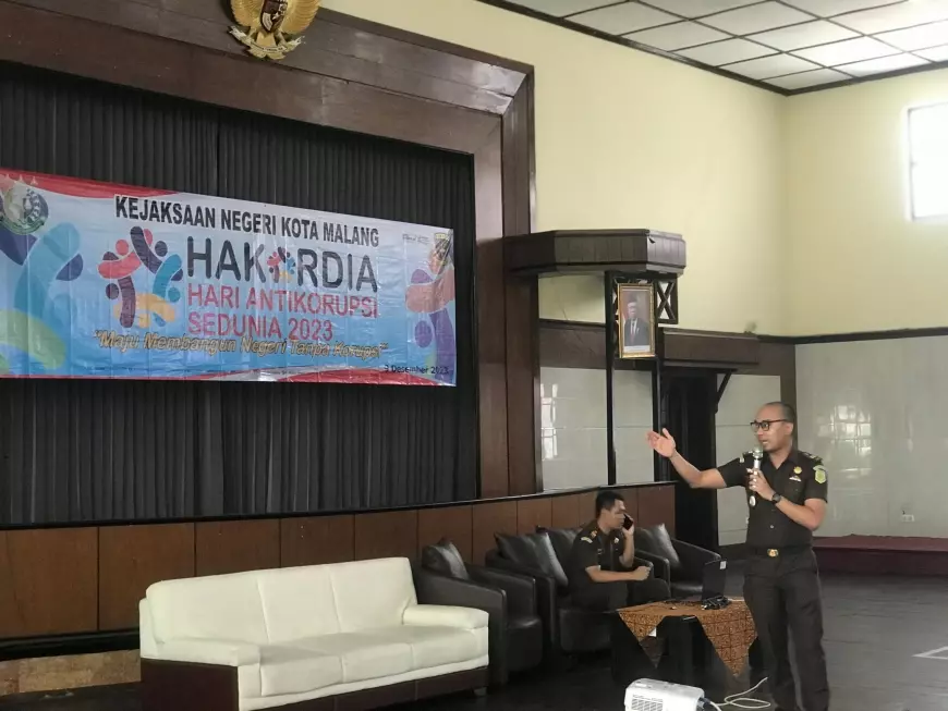 Hakordia 2023, Program Jaksa Masuk Sekolah Hadir di SMAN 1 Kota Malang