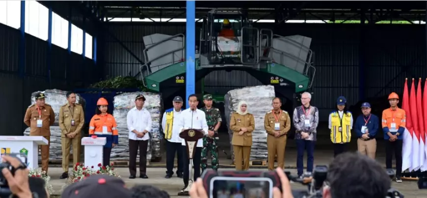Presiden Joko Widodo Resmikan Tiga TPA Berteknologi Modern di TPA Supit Urang Malang