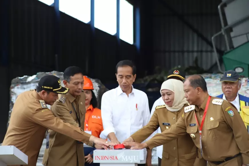 Presiden Jokowi Resmikan TPA Banjardowo Jombang Senilai 203 Miliar