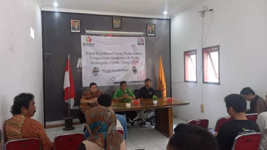 Antisipasi Hoaks, Bawaslu Kota Probolinggo Gandeng Awak Media dan Pegiat Medsos