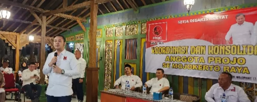 Projo Jatim Optimis Prabowo-Gibran Menang 1 Putaran di Mojokerto Raya