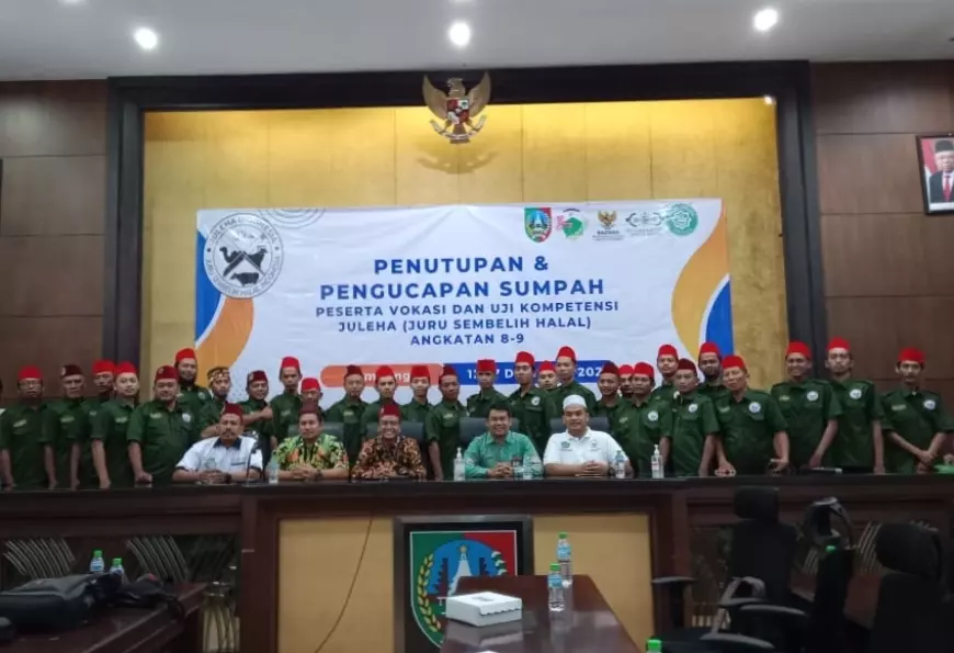 Penutupan Uji Kompetensi BNSP Juleha Di Jombang, 32 Peserta Dinyatakan Kompeten