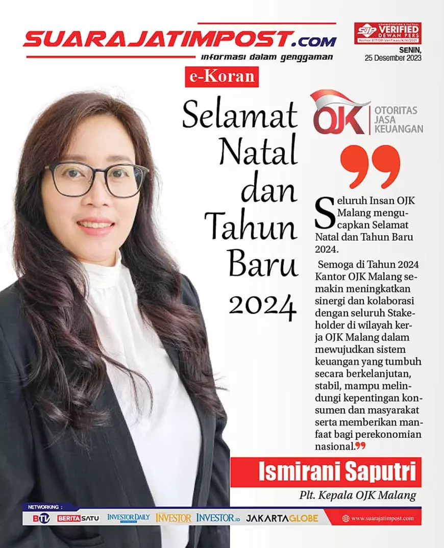 eKoran, Edisi Senin, 25 Desember 2023