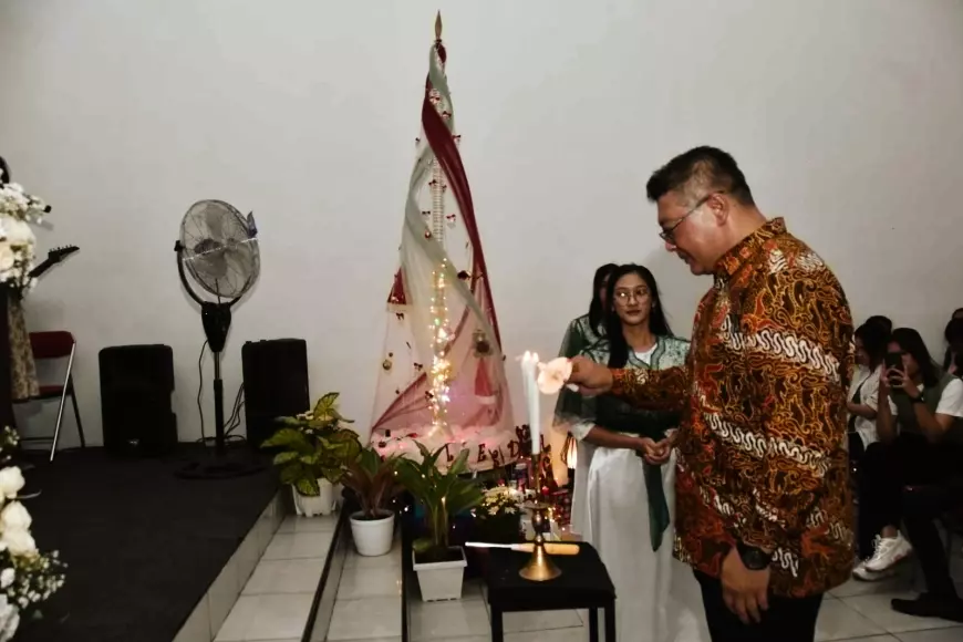 Wabup Malang Hadiri Perayaan Natal di GSJA Kabupaten Malang