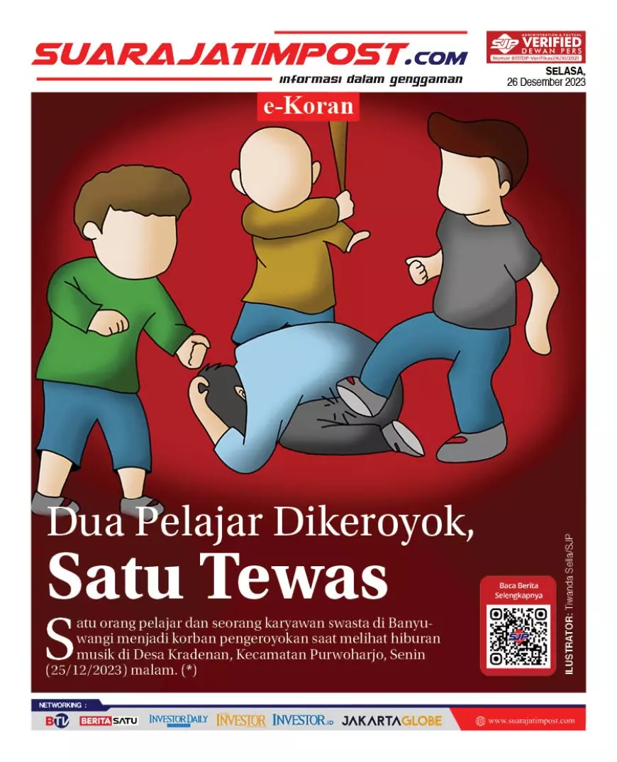 eKoran, Edisi Selasa, 26 Desember 2023