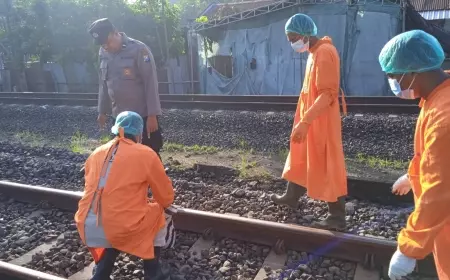 Pria Jombang Tewas Usai Tersambar Kereta Api, Berawal Dari Temuan Potongan Tubuh
