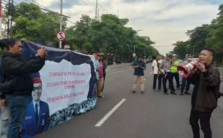Persatuan Santri Jatim Unjuk Rasa, Tuntut Zulkifli Hasan Mundur
