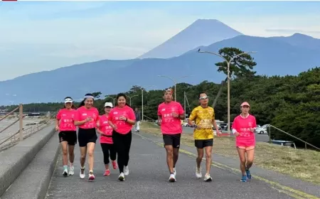 Pria Tunanetra Asal Hongkong Lari Sepanjang  600 KM Jelajahi Jepang
