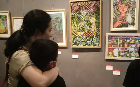 Lotus Art Courses Biennale Exhibition 2024, Wadahi Anak-Anak Untuk Berani Berkarya