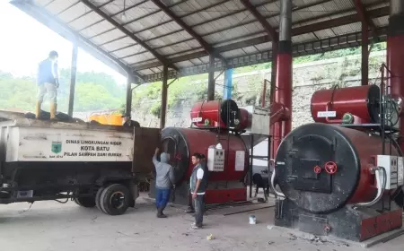 Dua Hari TPA Tlekung Dibuka, 3 Mesin Incenerator 'Bekerja Keras'
