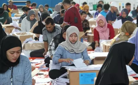 Hitungan Sementara KPU Jombang, 5.010 Surat Suara Pileg 2024 Rusak