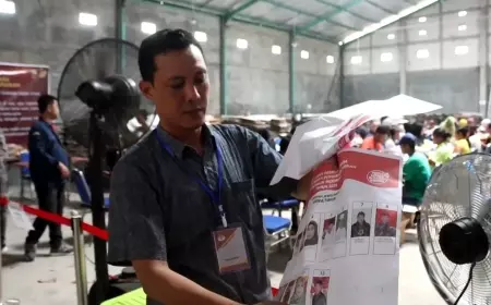 Lakukan Sortir, KPU Kota Kediri Temukan Ribuan Surat Suara Rusak