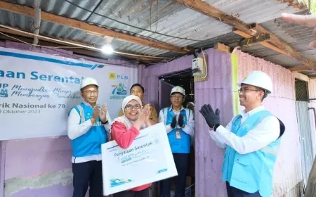 PT PLN Distribusikan 17.098 Sambungan Listrik Gratis kepada Keluarga Prasejahtera