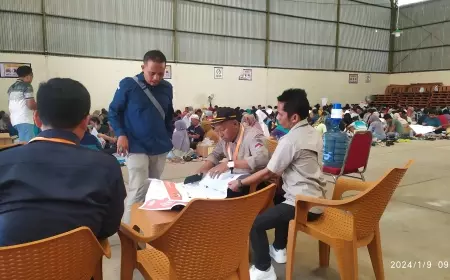 KPU Bondowoso Mulai Lipat Surat Suara Pemilu 2024