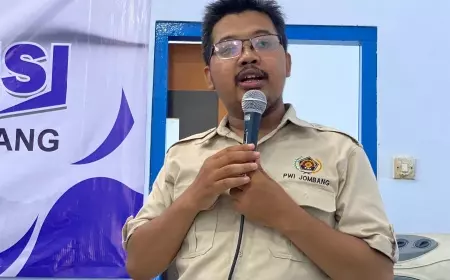 Muhammad Mufid Nahkoda Baru PWI Kabupaten Jombang