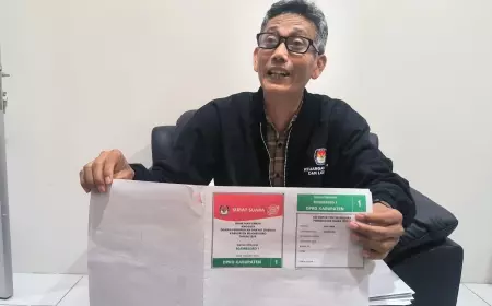 KPU Bojonegoro Temukan 728 Surat Suara Rusak