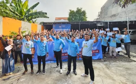 Relawan Pemuda Peran 02 Jatim Yakin Prabowo-Gibran Menang 1 Putaran