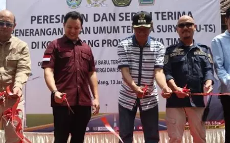 Ditjen EBTKE ESDM Resmikan 175 Unit Penerangan Jalan Umum Tenaga Surya Kota Malang 