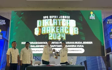 HIPMI Jember Gelar Rakercab Idamkan Pemimpin Muda Pro Pelaku Usaha