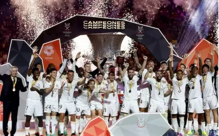 Gilas Barcelona, Real Madrid Real Madrid Menangkan Super Cup Spanyol