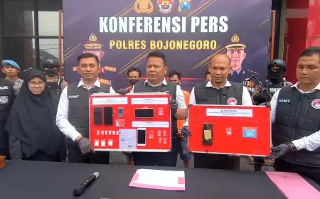 Bandar dan Pemasok Narkoba ke Bojonegoro Diringkus Polisi