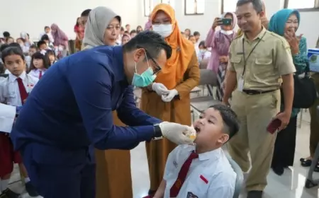 Pj Wali Kota Mojokerto : Semua Anak Harus Dapat Sub PIN Polio