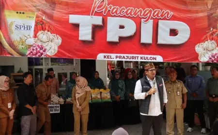 Resmikan Pracangan TPID, Pj Wali Kota Mojokerto Harap Inflasi Terjaga Baik