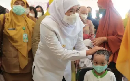 Pemprov Jatim Gelar Sub PIN Polio Serentak untuk Cegah KLB