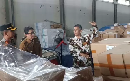 Forkopimda Bojonegoro Cek Gudang Logistik KPU