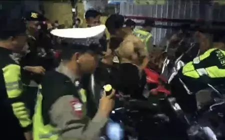 Ganggu Kamtibmas Di Malam Hari, Polres Mojokerto Kota Amankan 17 Pemuda