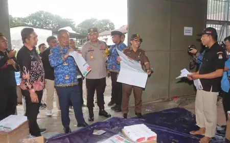 Forkopimda Kabupaten Probolinggo Pastikan Logistik Pemilu 2024 Aman