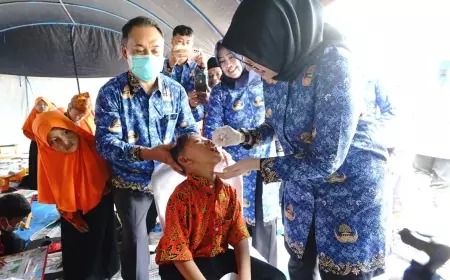Tiga Hari Pelaksanaan PIN, 109.978 Telah Tervaksin Polio