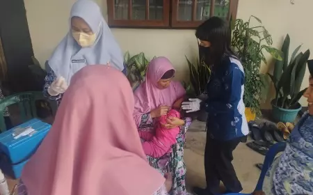 PIN Polio Hari Ke- 4 Kabupaten Malang capai Separuh dari Target