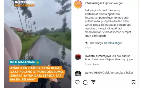 Kepolisian Resor Malang Buru Aksi Begal Viral di Media Sosial