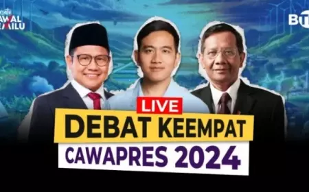 Saksikan! Live Debat Cawapres Minggu, 21 Januari di Sini!
