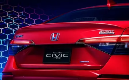Saingi Prius dari Toyota, Ini Dia Tampilan Ramping dan Sporty Honda Civic Hybrid 2025